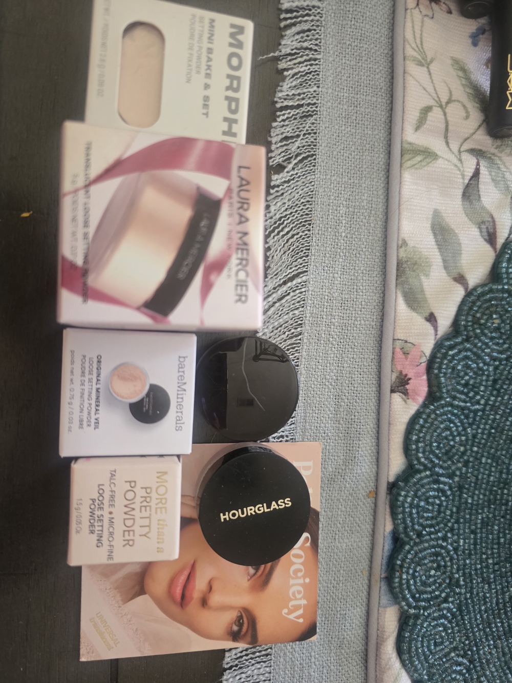 Hourglass & Laura Mercier Powder Bundle -travel Powder Set